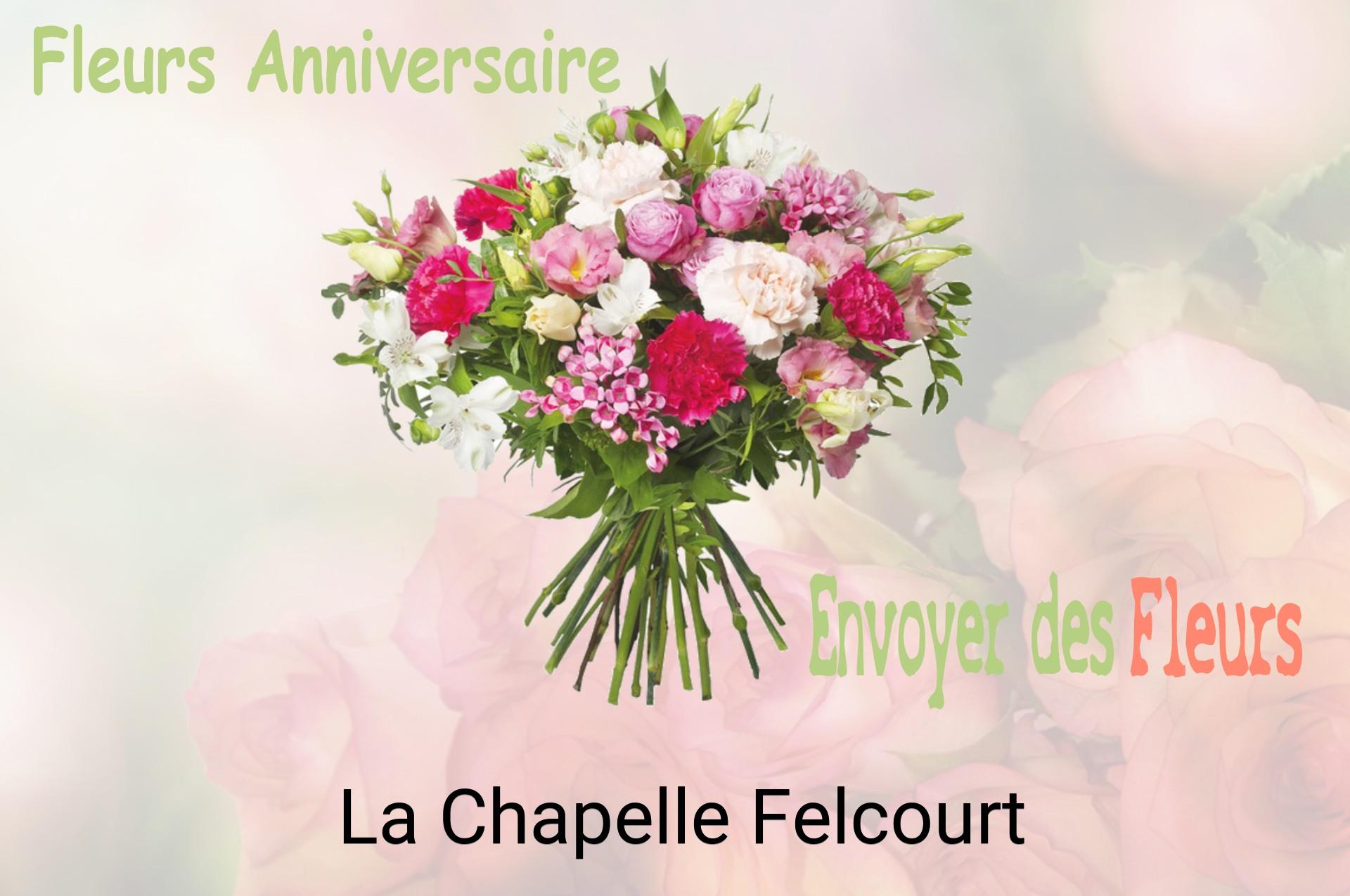 Bouquet de fleurs d’anniversaire livré à La Chapelle-Felcourt